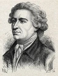Retrato de Edmund Burke (1729-1797), político e filósofo irlandês.