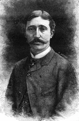 Retrato de Edouard Detaille, pintor francês (1848-1912).