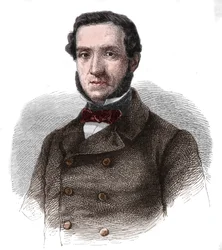 Retrato de Edouard Drouyn de Lhuys (1805-1881) diplomata e político francês