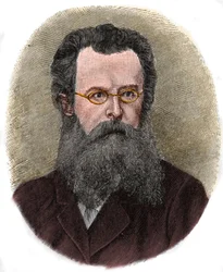 Retrato de Felix Dahn (1834-1912), escritor, professor e historiador alemão.