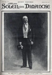Retrato de Felix Faure (1841-1899), Presidente da República Francesa publicado durante a sua morte em 16 de Fevereiro no Palais de l
