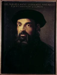Retrato de Fernand de Magalhães (1480-1521) Pintor português Anónimo do século XVI. Sevilha, Museu de Belas Artes