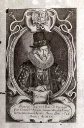 Retrato de Francis Bacon (1561 - 1626).