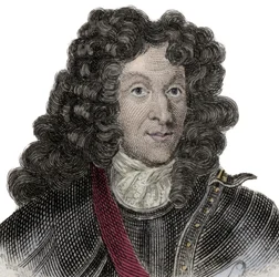 Retrato de François-Henri de Montmorency-Bouteville (François Henri de Montmorency Bouteville) (1628-1695), marechal de Luxemburgo, Duque de Piney e general francês.