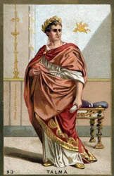 Retrato de François-Joseph (François Joseph) Talma (1763-1826), ator francês.