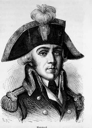 Retrato de François Hanriot (1761-1794), revolucionário francês