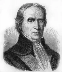 Retrato de François Barbé Marbois. 1745-1837.Consul nos Estados Unidos e depois intendant em Santo Domingo. Gravura a partir de 1866.