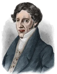Retrato de Franz Grillparzer (1791-1872), dramaturgo austríaco.