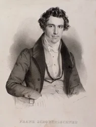 Retrato de Franz Schoberlechner (gravura