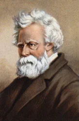 Retrato de Frederic Sauvage, inventor francês.