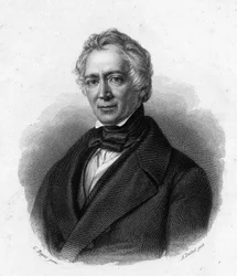 Retrato de Friedrich Ludwig von Raumer, historiador alemão (1781-1873).