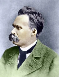 Retrato de Friedrich Nietzsche (1844 - 1900).