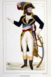 Retrato do General Napoleão Bonaparte (1769 - 1821) em uniforme.