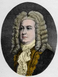 Retrato de George Frederick Handel (Georg Friedrich Handel)