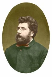 Retrato de Georges Bizet (1838 - 1875).