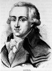 Retrato de Georges Couthon (1755-1794), político francês.