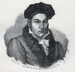 Retrato de Giandomenico (Gian Domenico) Romagnosi (1761-1835), filósofo e advogado italiano