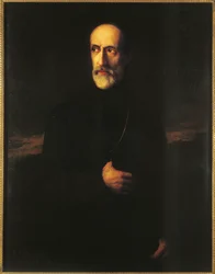 Retrato de Giuseppe Mazzini (óleo sobre tela)