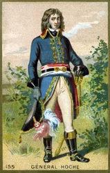Retrato de Géneral Hoche (1768 - 1797). Cromolitografia do final do século XIX.