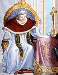 Retrato de Gregório XVI (1745 - 1846).
