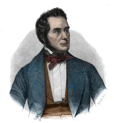 Retrato de Heinrich Wilhelm August Freiherr von Gagern (1799-1880), estadista que defendeu a unificação da Alemanha - Retrato de Heinrich Wilhelm August von Gagern (1799-1880)
