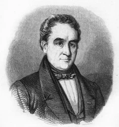 Retrato de Hendrik Tollens 1780-1856. Poeta holandês.