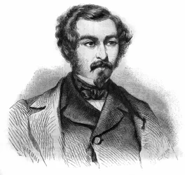 Retrato de Henri de Ruolz (1811-1887), químico francês.