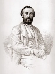 Retrato de Henry Giffard (1825-1882), engenheiro francês.