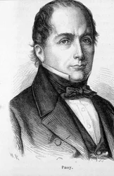Retrato de Hippolyte Passy (1793-1880), político e economista francês