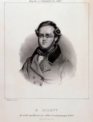 Retrato de Jacques Fromental Halevy (gravura)