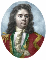 Retrato de Jean Bart (1650 - 1702), corsário francês.