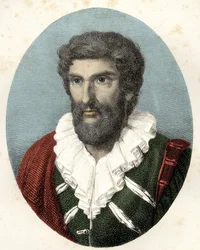 Retrato de Jean Goujon (1510 - v. 1566) Escultor, designer e arquitecto francês.