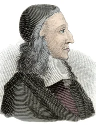 Retrato de Johan de Witt (Jean de Witt) (1625-1672) político, economista e matemático holandês Engraving do século XIX.