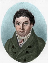 Retrato de Johann Gottlieb Fichte (1762-1814), filósofo alemão