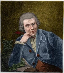 Retrato de Johann Wilhelm Ludwig Gleim (1719-1803) poeta alemão.