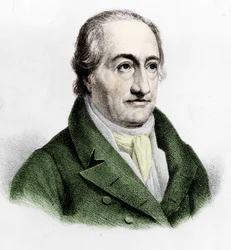 Retrato de Johann Wolfgang Von Goethe (1749 - 1832).