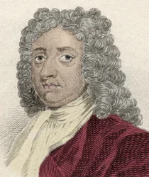 Retrato de John Churchill, Primeiro Duque de Marlborough (1650-1722), general inglês e estadista. Gravura do século XIX.