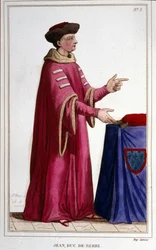 Retrato de João, Duque de Berri (1340 - 1416).
