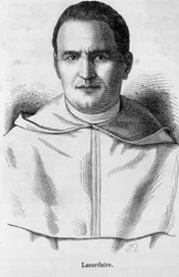 Retrato de Lacordaire, sacerdote francês e dominicano (1802 - 1861).