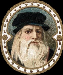 Retrato de Leonardo da Vinci (1452 - 1519) (Leonardo da Vinci).