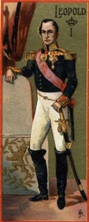 Retrato de Leopold I 1ª da Bélgica (1790-1865).