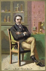 Retrato de Léon Foucault (1819-1868), físico francês.