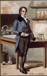 Retrato de Louis-Joseph Gay-Lussac (Louis Joseph Gay Lussac) (1778 - 1850), físico e químico francês.
