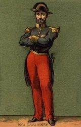 Retrato de Louis Eugène Cavaignac (1802 - 1857), general e político francês.