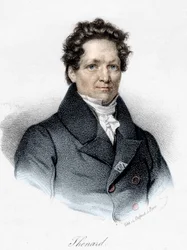 Retrato de Louis Jacques Thénard (1777 - 1857), químico francês.