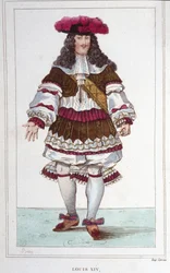 Retrato de Luís XIV (1638 - 1715), Rei de França.