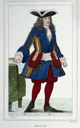 Retrato de Luís XIV (1638 - 1715), Rei de França.