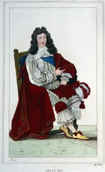 Retrato de Luís XIV (1638 - 1715), Rei de França.