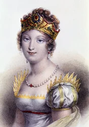 Retrato de Marie Louise, Duquesa de Parma, Consorte Imperatriz dos Franceses (gravura