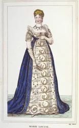 Retrato de Marie Louise de Lorraine Habsburgos. Imperatriz dos Franceses (Viena